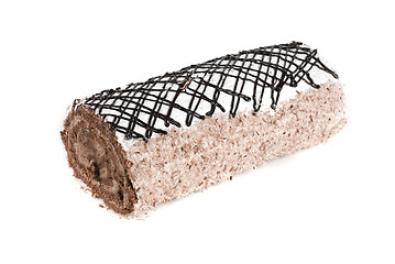 Image showing Chocolate Swiss roll