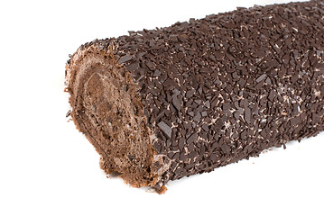 Image showing Chocolate Swiss roll