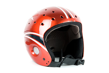 Image showing skier helmet