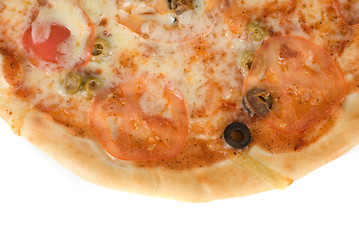 Image showing Margarites pizza