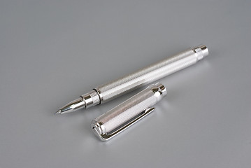 Image showing pen of white gold