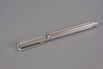 Image showing pen of white gold