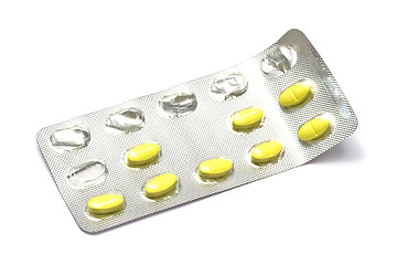 Image showing Yellow pills 