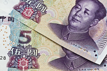 Image showing chinese money background