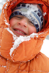 Image showing winter happy boy portrait