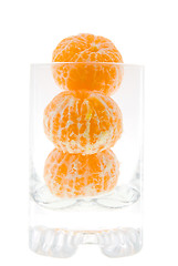 Image showing Tangerines in a glass 