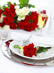 Image showing Fine place setting