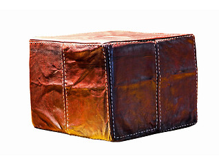 Image showing Leather stool