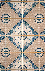 Image showing Traditional Portuguese ceramic tiles