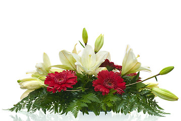 Image showing Table bouquet of flowers