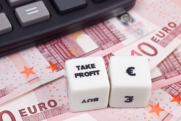 Image showing Take profit Euro