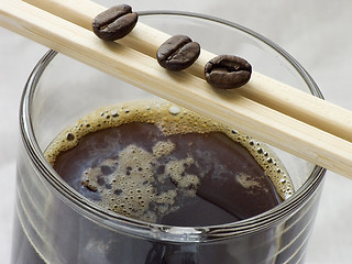 Image showing Glass of coffee II