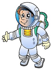 Image showing Cartoon astronaut