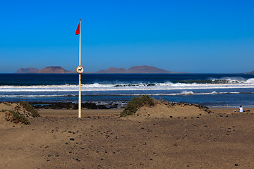 Image showing Playa Famara