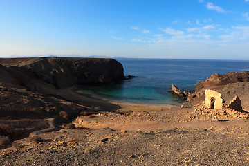 Image showing Playa El Papagayo, Lanzarote