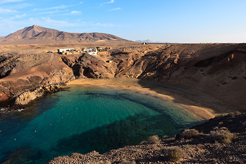 Image showing Playa El Papagayo, Lanzarote