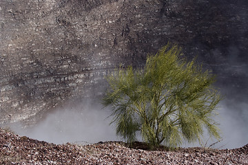 Image showing Crater of the Mount Vesuvius.