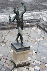 Image showing Dancing faun in Pompeii