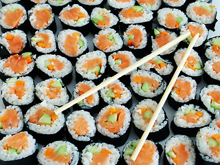 Image showing roll sushi