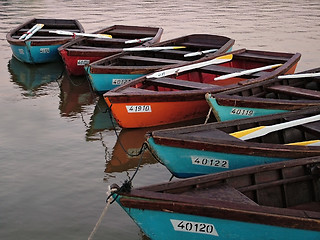 Image showing Many boats
