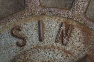 Image showing Sin