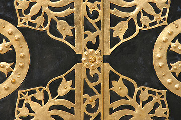 Image showing Ornamented door