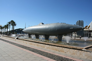 Image showing Old submarine
