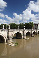 Image showing Ponte Sant Angelo, Rome