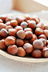 Image showing hazelnuts