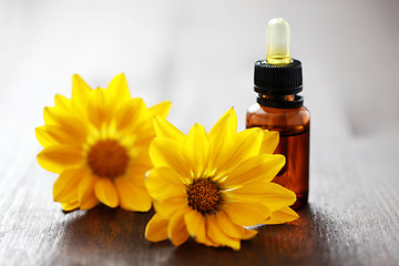 Image showing flower essential oil