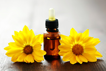 Image showing flower essential oil