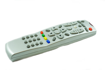 Image showing The silvery panel from the TV