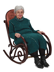 Image showing Old woman