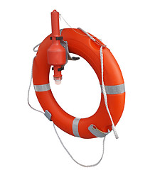 Image showing Life Buoy with light