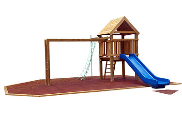 Image showing Childrens play equipment 