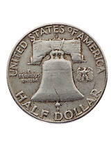 Image showing Old coin (silver)