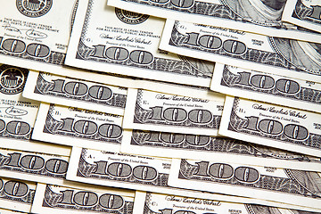 Image showing Hundred dollar denominations 