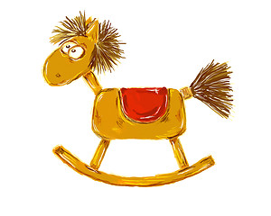 Image showing rocking horse