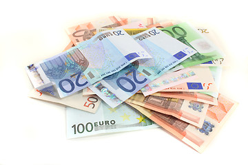 Image showing euro notes