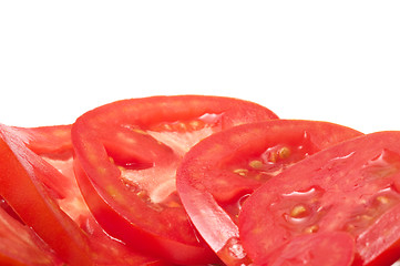 Image showing Slices of tomato.