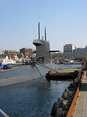 Image showing Docked submarine