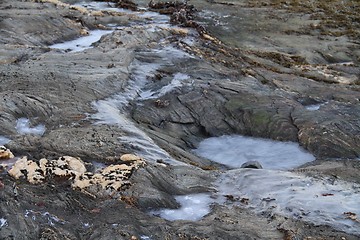 Image showing Frozen beach