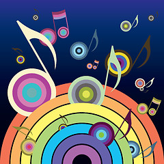 Image showing Music Rainbow