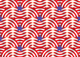 Image showing Designed using elements of the American flag