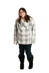 Image showing Smiling Teen Wearing Winter Clothing