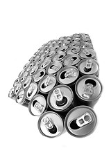 Image showing empty beer cans