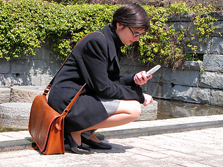 Image showing Girl With Phone