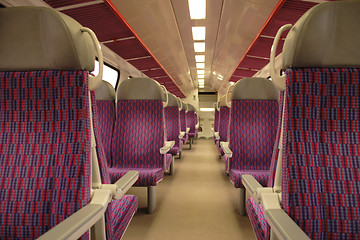 Image showing intercity train interior