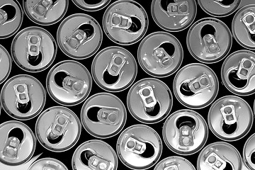 Image showing empty beer cans