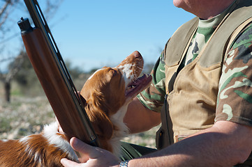 Image showing Hunting partners